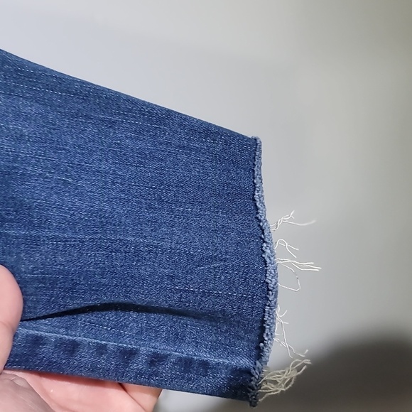 Maurices Raw Hem Slim Straight Leg Medium Jeans - Picture 9 of 9